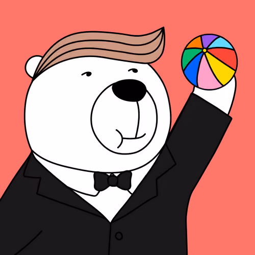 Party Polar Bear #1482
