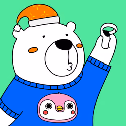 Party Polar Bear #2218