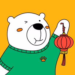 Party Polar Bear #685