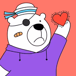 Party Polar Bear #2317