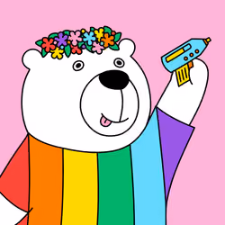 Party Polar Bear #2600