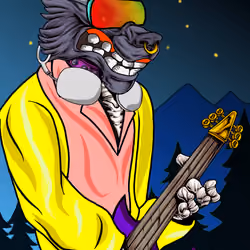 WOLF PUNX LEAD GUITARIST #110