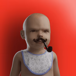 Moustache Baby #0011