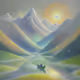 Dreamy mountains and rivers