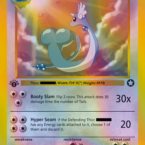 Holographic Thicc Dragonair