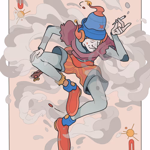 Joker Smoker By Dirtyrobot