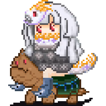 Amabie chan -  Turtle Ride ver -