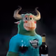 6445