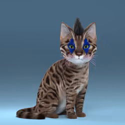 Fluffy PunkCat #1073