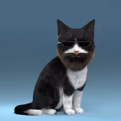 Fluffy PunkCat #7379