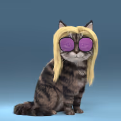 Fluffy PunkCat #8255