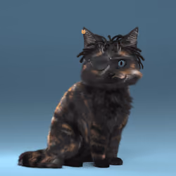 Fluffy PunkCat #4875