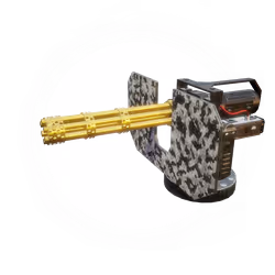 LIGHTCAMO Gold M134C Minigun
