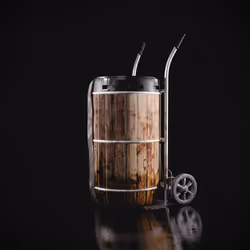 Wooden Water Canister
