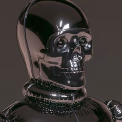 Puffy Skull #3529