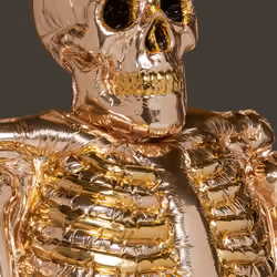 Puffy Skeleton #3776 · 24K Gold