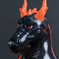 Puffy Dragon #6029