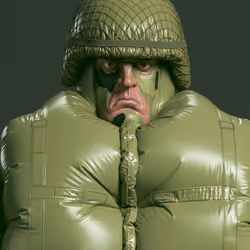 Puffy Soldier #7336