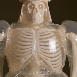 Puffy Skeleton #3565