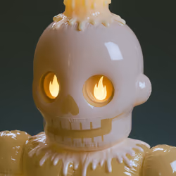 Puffy Skull #3376