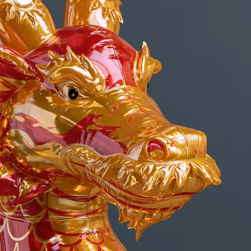 Puffy Dragon #6148