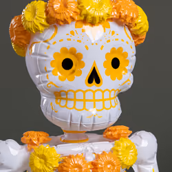 Puffy Skeleton #3618