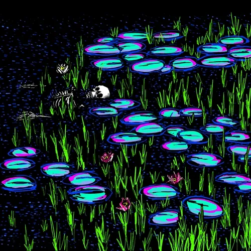 I died silently in Monet’s water lily pond