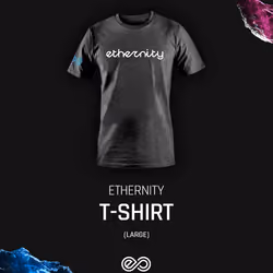 Ethernity T-shirt: Size Large