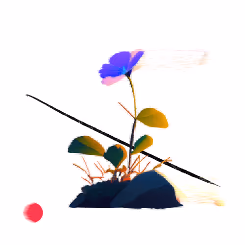 Glitch Blooms Topaz Crypt X Props
