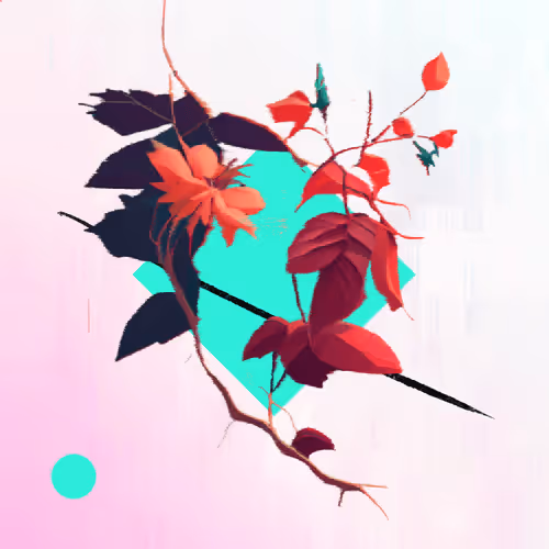 Glitch Blooms Topaz Crypt X Props
