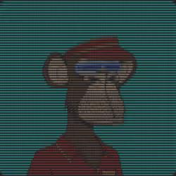 ASCII BAYC #1122