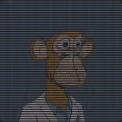 ASCII BAYC #1124