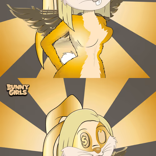 Golden Bunny #2722