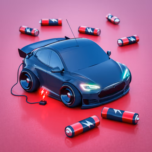 CARtoon Tesla - (Black Edition)