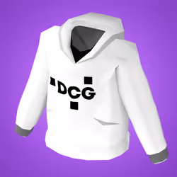 DCG White Hoodie