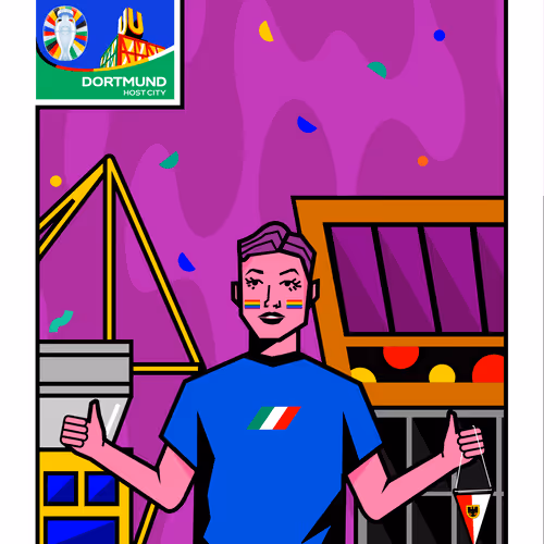 Uefa Euro 2024 The Dortmund Collection Italian Edi