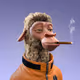 3077