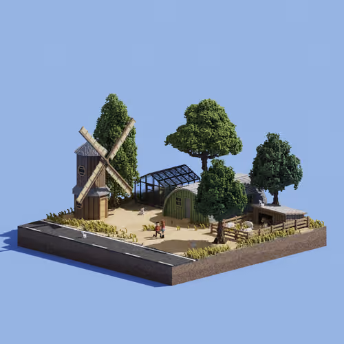 Voxel Ville #2990