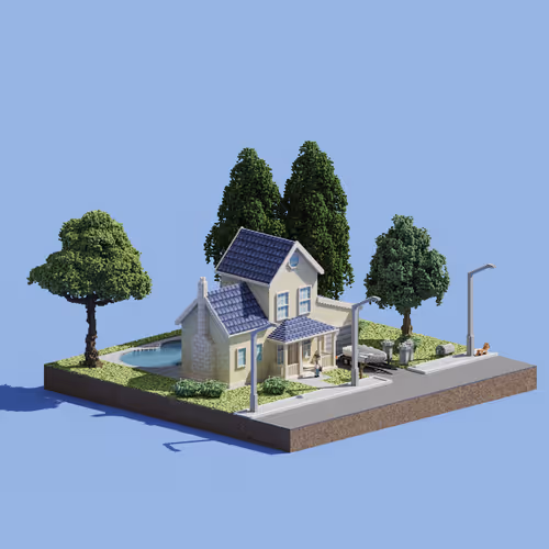 Voxel Ville #582
