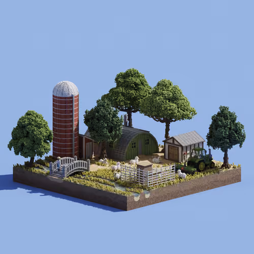 Voxel Ville #3122