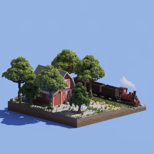 Voxel Ville #3088