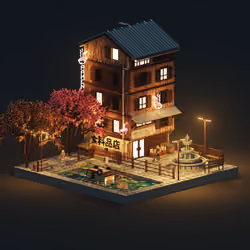 Voxel Ville #3982