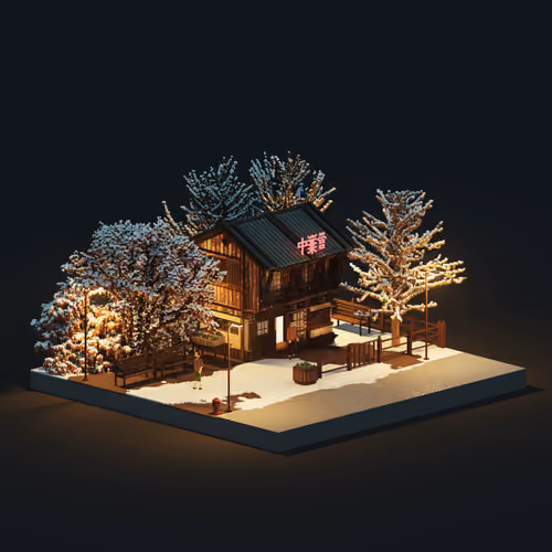 Voxel Ville #4135