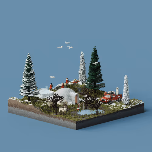 Voxel Ville #5487