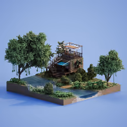 Voxel Ville #1174