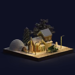 Voxel Ville #2493