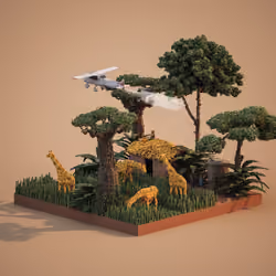 Voxel Ville #5046