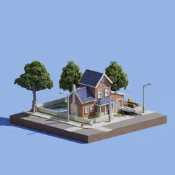 Voxel Ville #542
