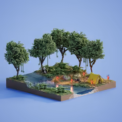 Voxel Ville #1021