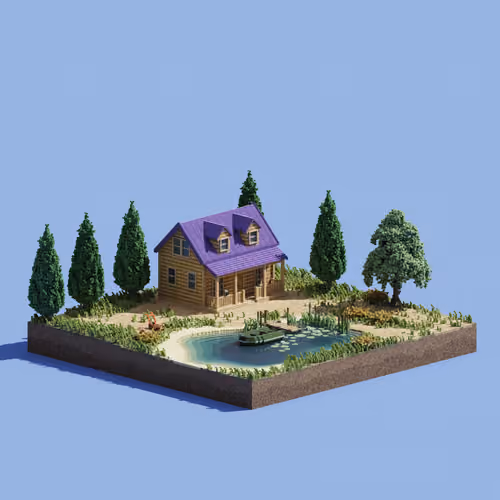 Voxel Ville #73
